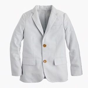 Boys Crewcuts Ludlow suit jacket oxford cloth